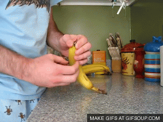 Peeling a Banana