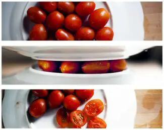 Cutting Cherry Tomatoes