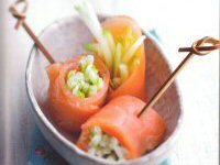 Apple and Smoked Salmon Rolls