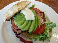Bacon and Avocado Toasted Sandwich