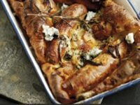 Cumberland and Gorgonzola Toad in the Hole