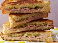 Ham & Swiss Cheese Garlic-Enhanced Sandwich