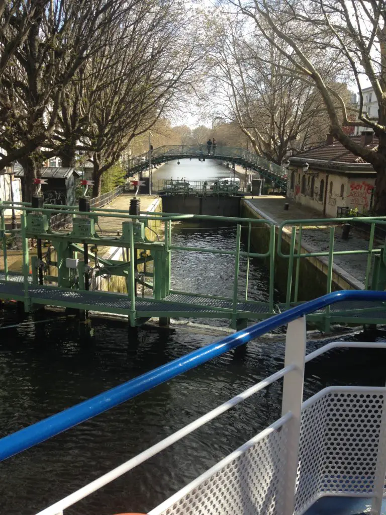 lock on Canal St Martin