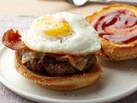 Lamb Burgers in a Parma Blanket