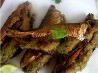 Sardines with Breadcrumb, Parsley and Parmesan Stuffing