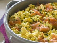 Scrambled Eggs with Smoked Salmon Recipe