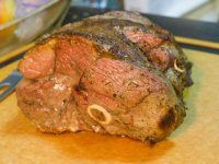 Slow Roast Leg of Lamb with Herb Rub