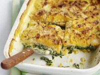 Sweet Potato and Spinach Bake